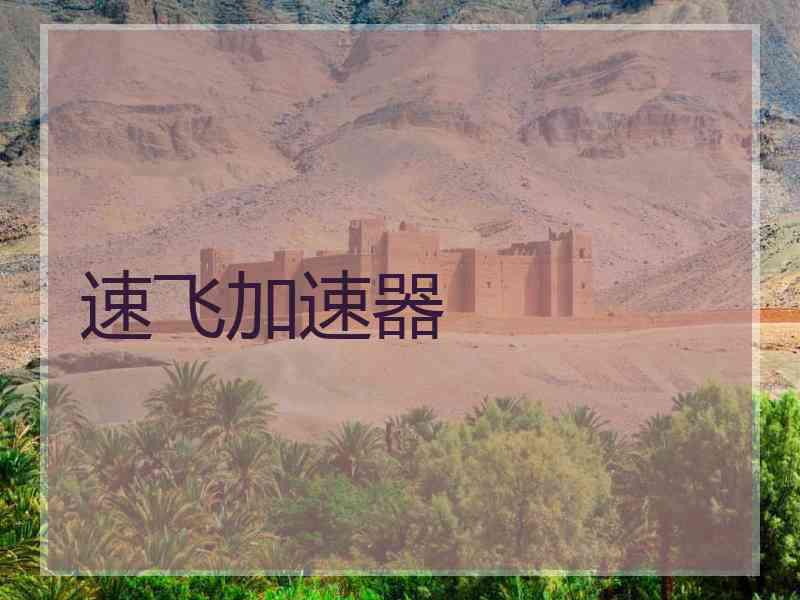 速飞加速器