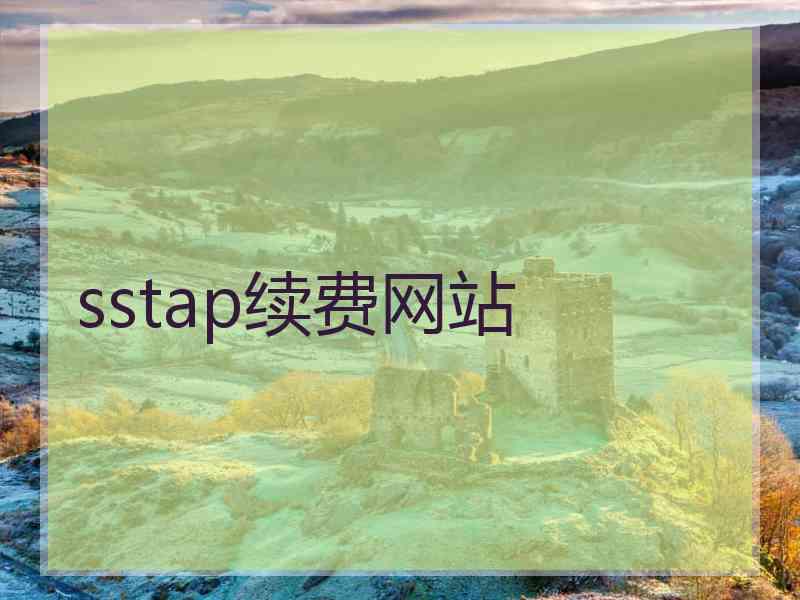 sstap续费网站