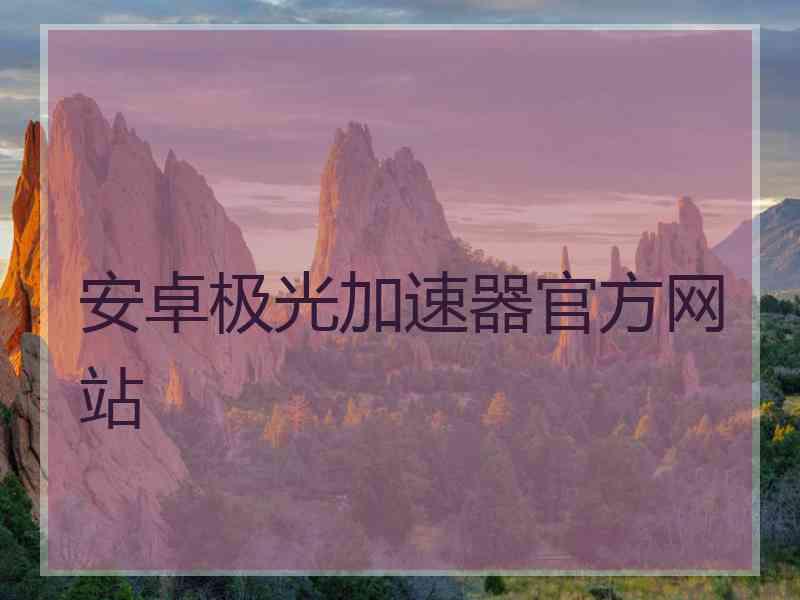 安卓极光加速器官方网站