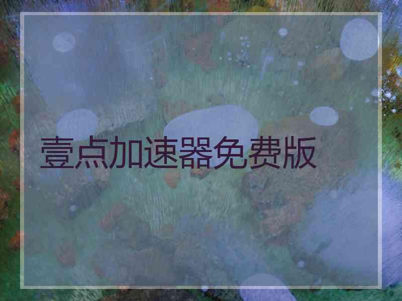 壹点加速器免费版