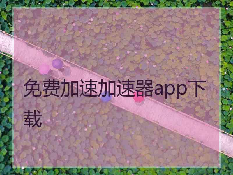 免费加速加速器app下载