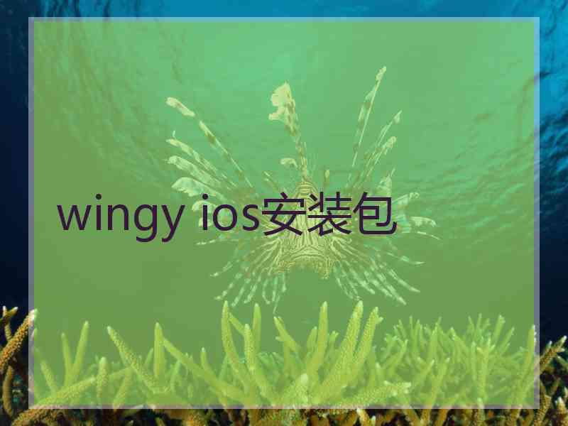 wingy ios安装包