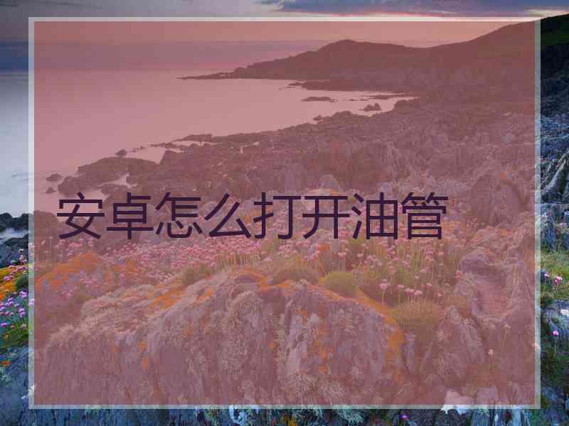 安卓怎么打开油管