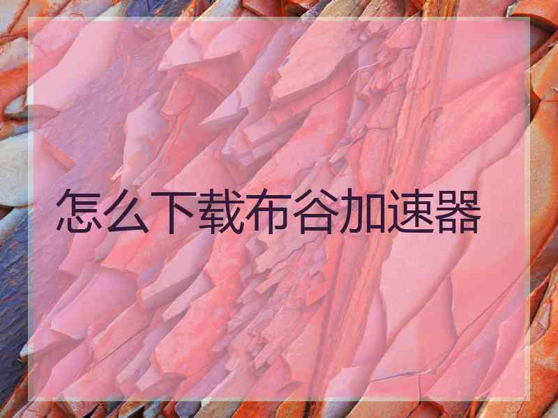 怎么下载布谷加速器