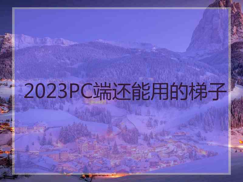 2023PC端还能用的梯子