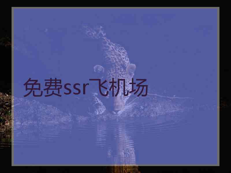 免费ssr飞机场
