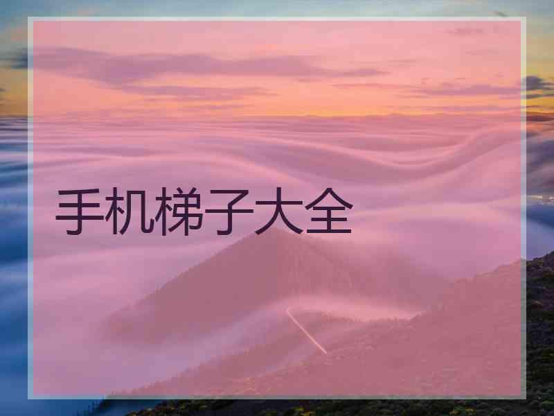 手机梯子大全
