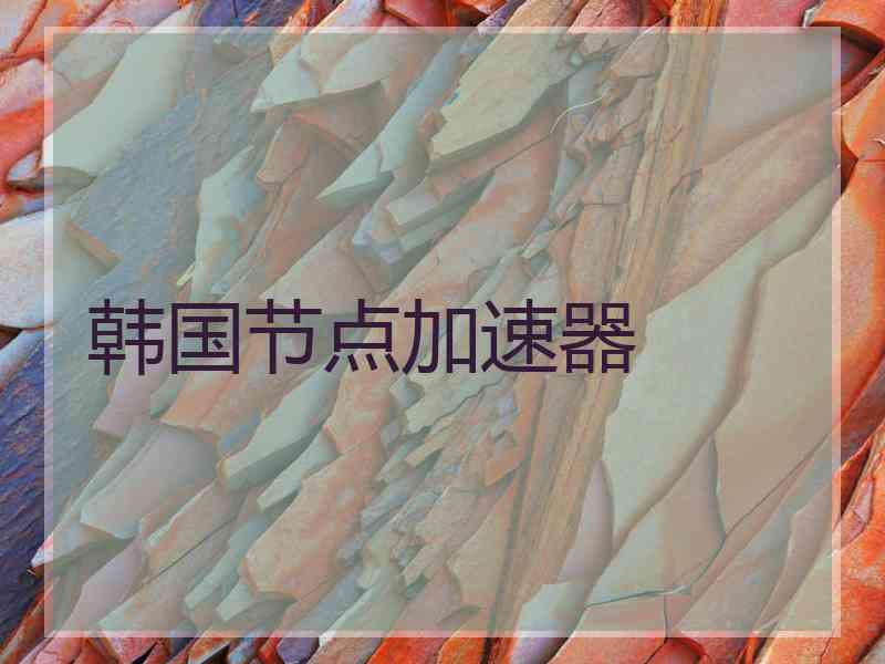 韩国节点加速器