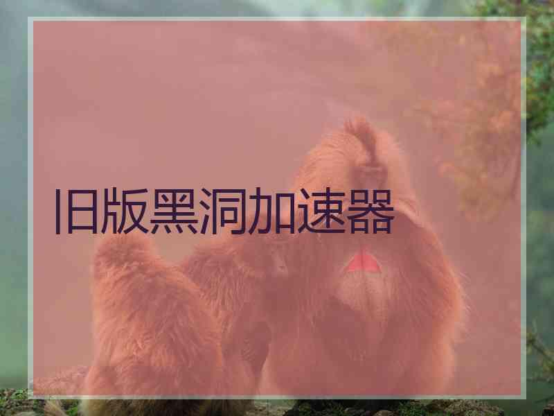 旧版黑洞加速器