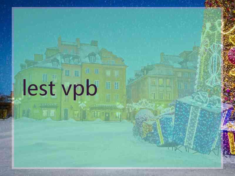 lest vpb
