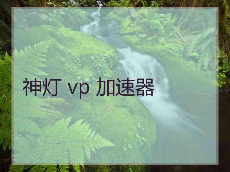 神灯 vp 加速器