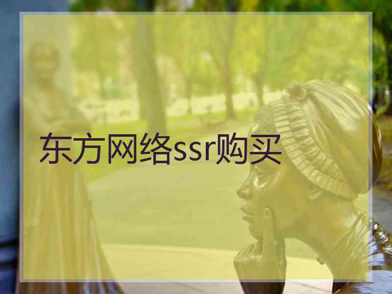 东方网络ssr购买