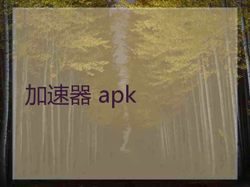 加速器 apk