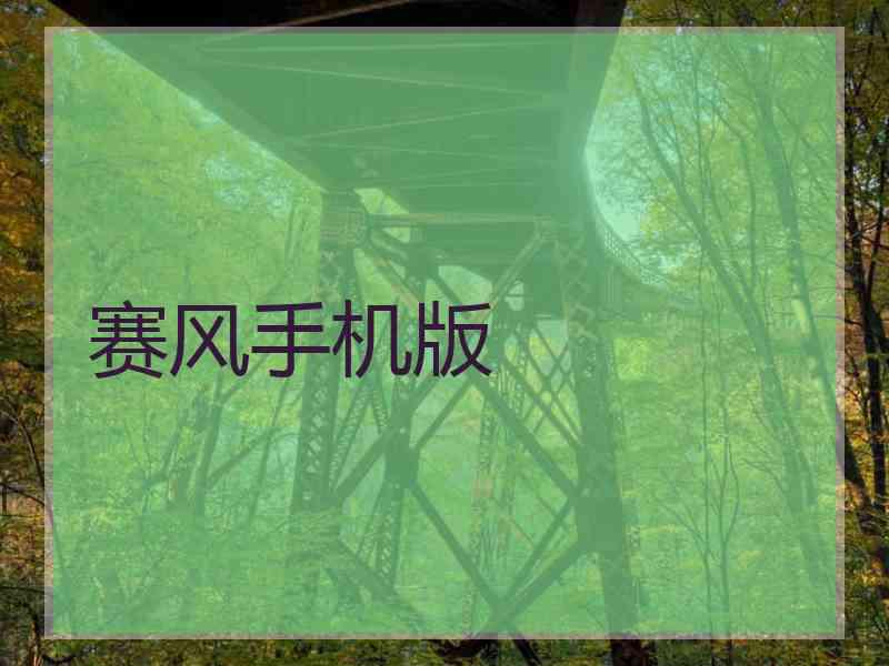 赛风手机版