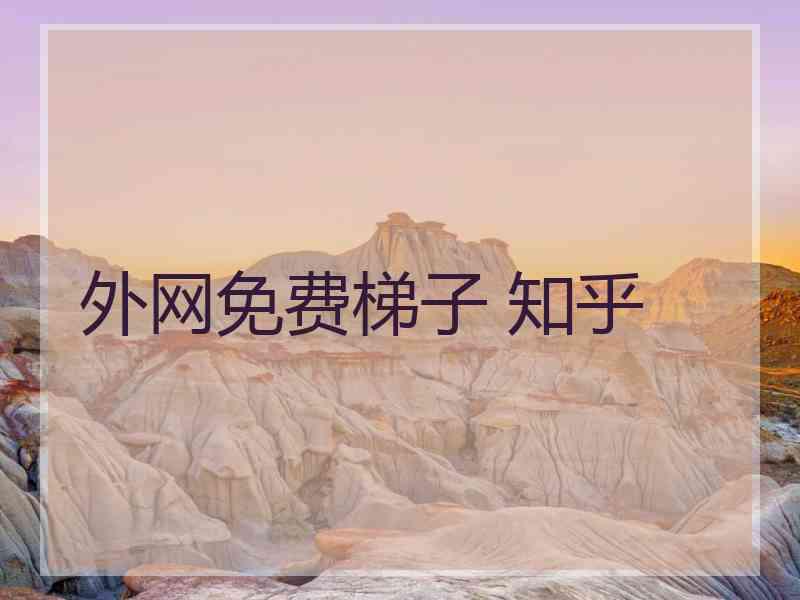 外网免费梯子 知乎
