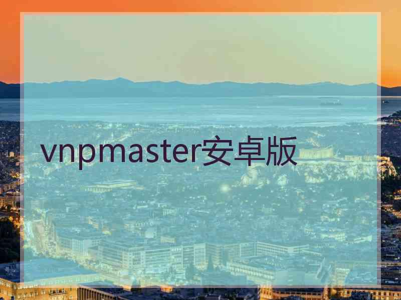 vnpmaster安卓版
