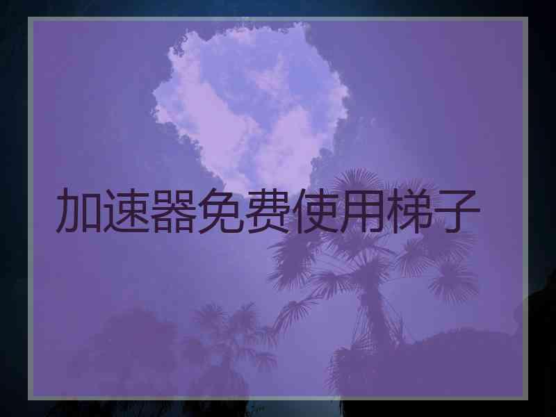 加速器免费使用梯子