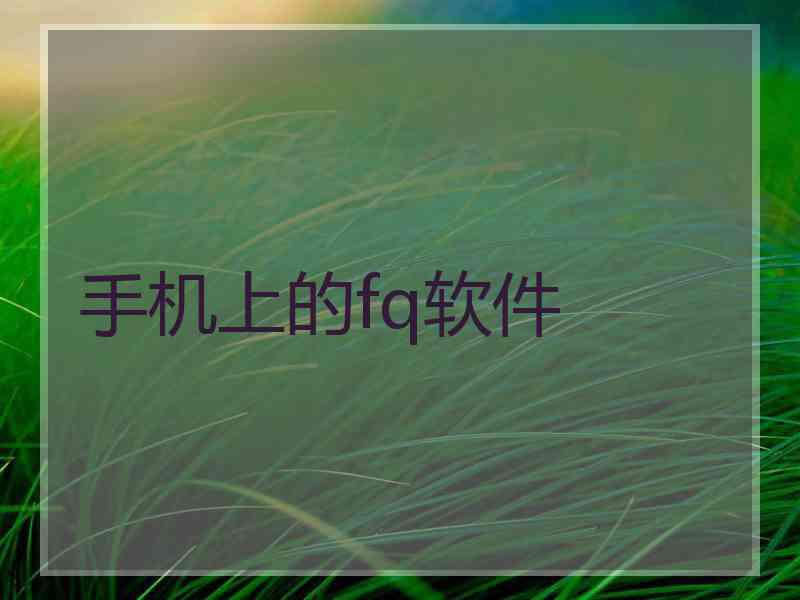 手机上的fq软件