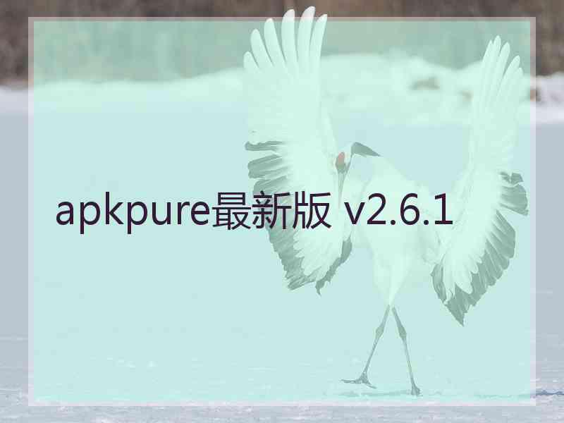 apkpure最新版 v2.6.1