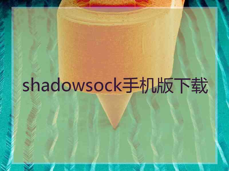shadowsock手机版下载