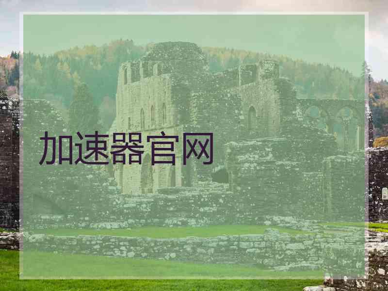 加速器官网