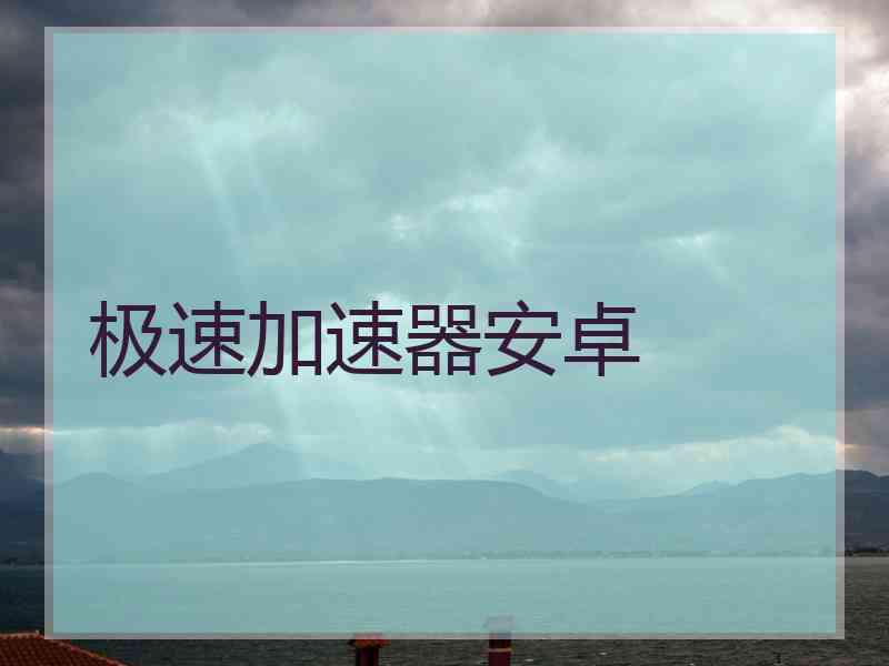 极速加速器安卓