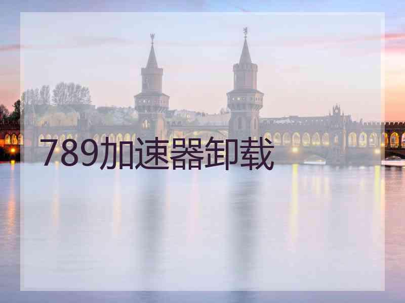 789加速器卸载