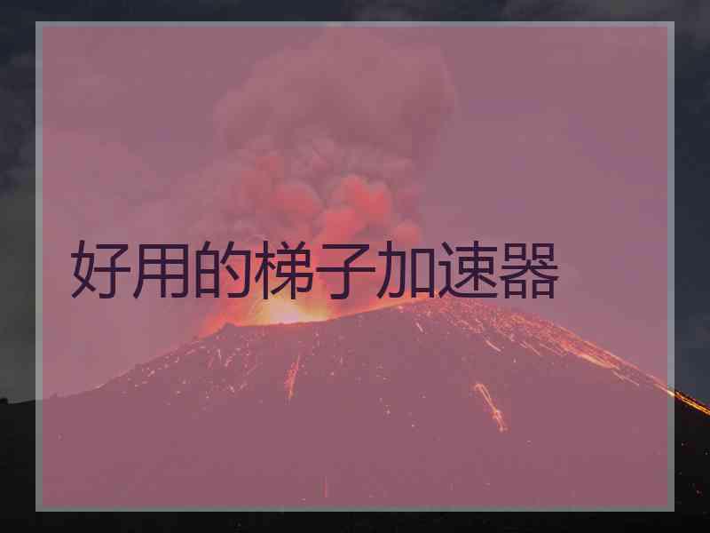 好用的梯子加速器