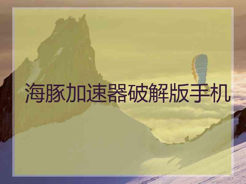 海豚加速器破解版手机
