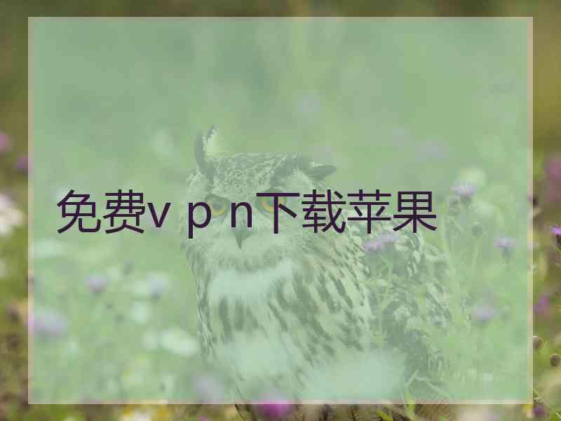 免费v p n下载苹果