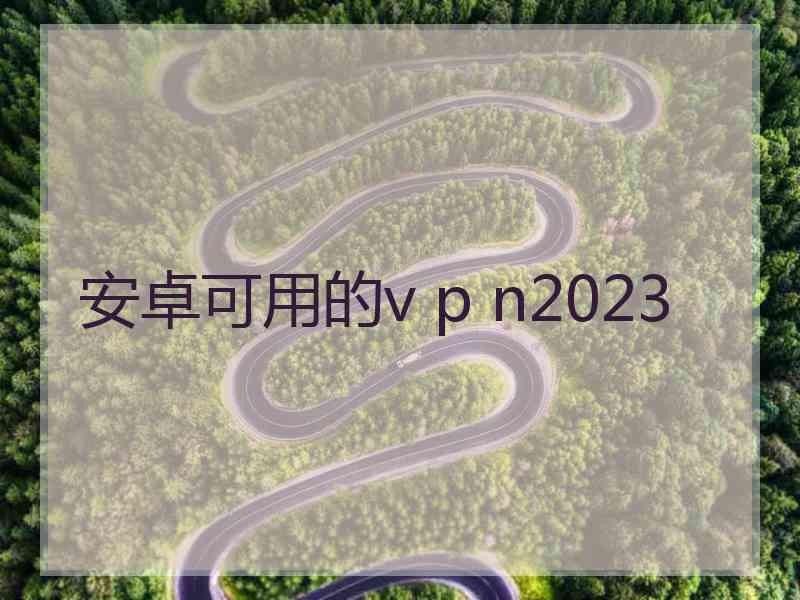 安卓可用的v p n2023