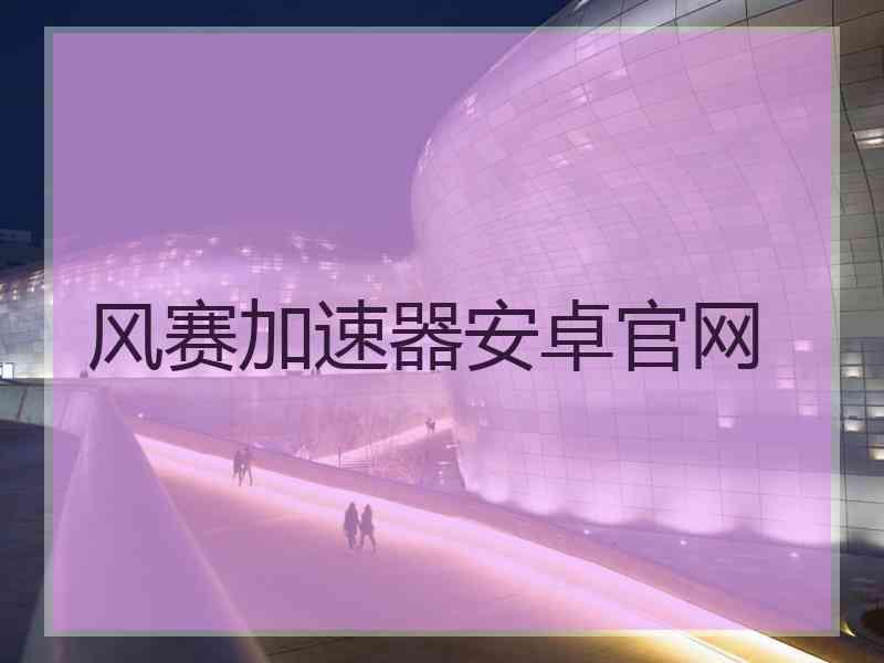 风赛加速器安卓官网