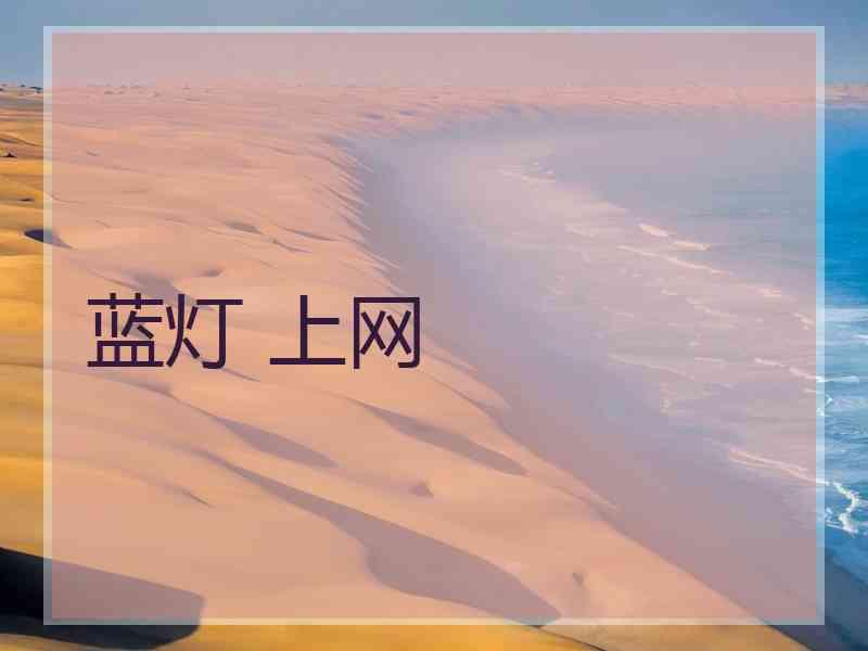 蓝灯 上网