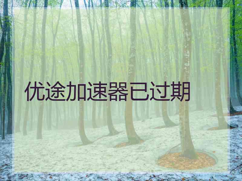 优途加速器已过期