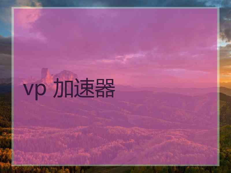 vp 加速器