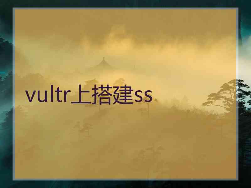 vultr上搭建ss