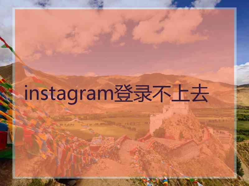 instagram登录不上去