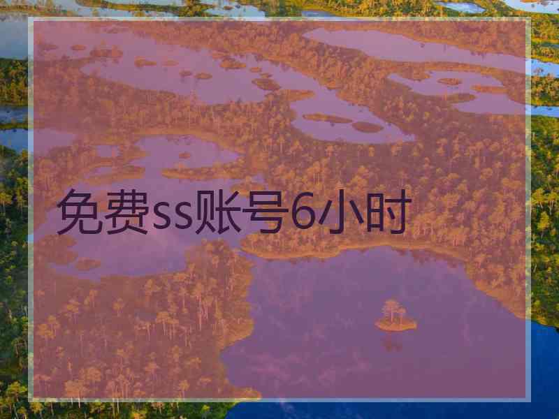 免费ss账号6小时