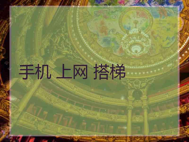 手机 上网 搭梯