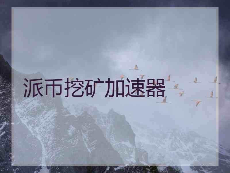 派币挖矿加速器