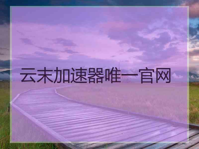 云末加速器唯一官网