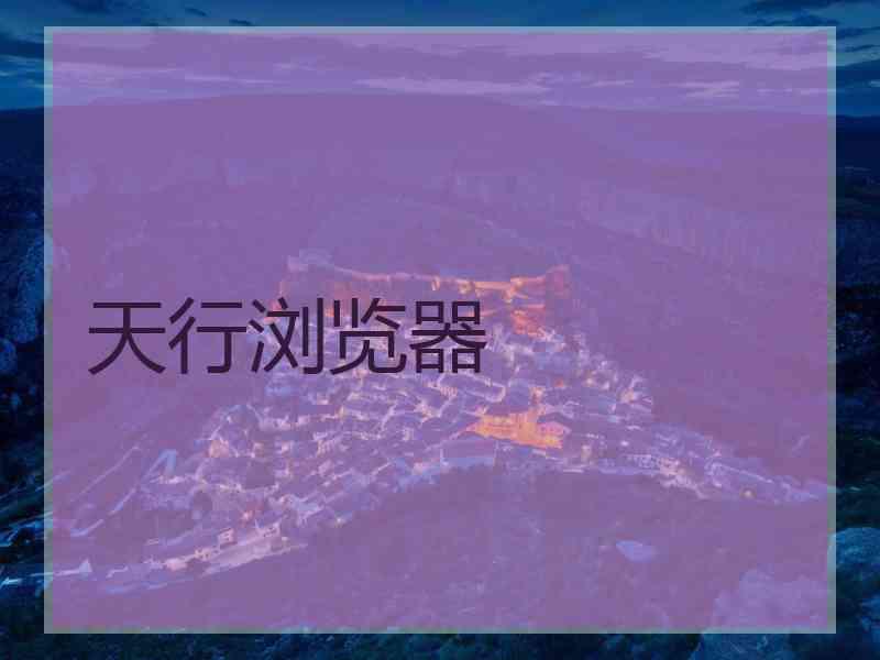 天行浏览器