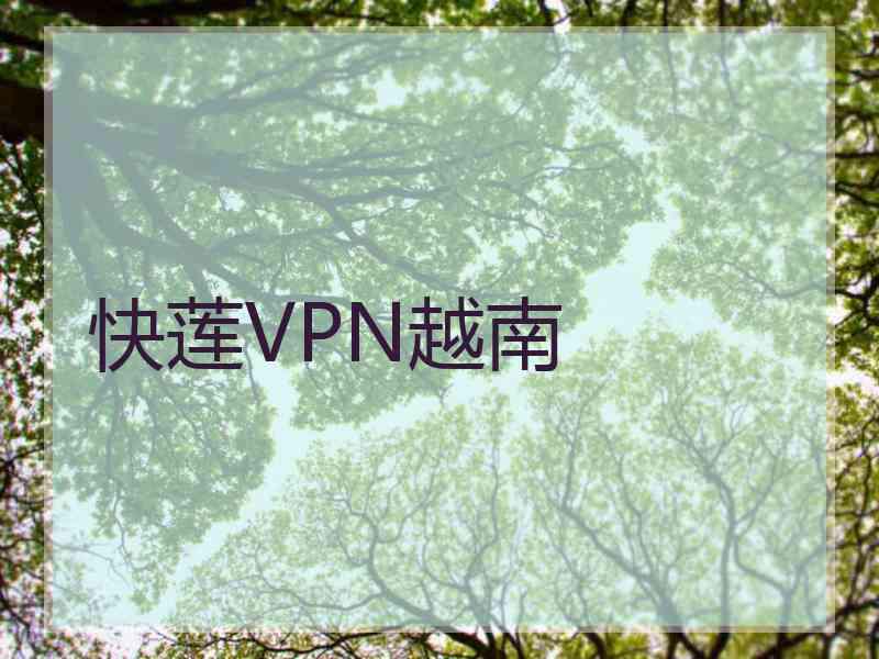 快莲VPN越南