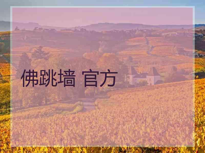 佛跳墙 官方