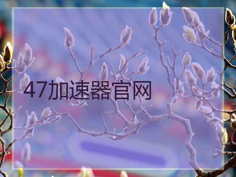 47加速器官网