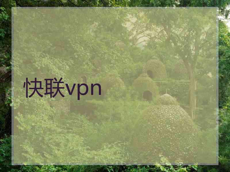 快联vpn