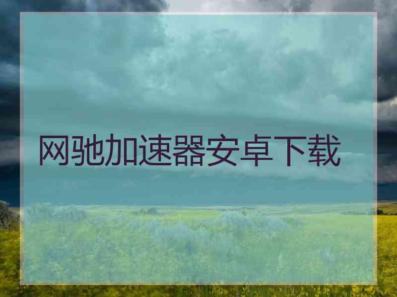 网驰加速器安卓下载