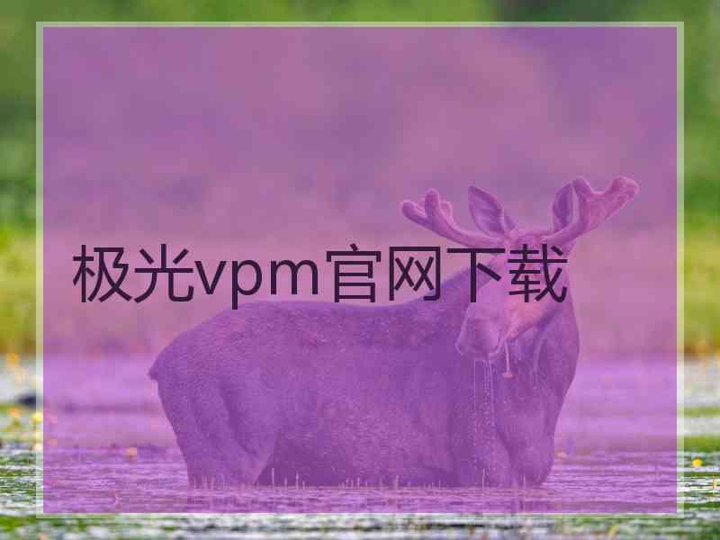极光vpm官网下载