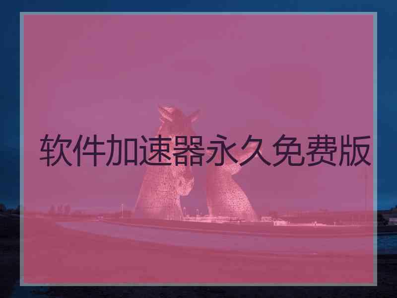软件加速器永久免费版
