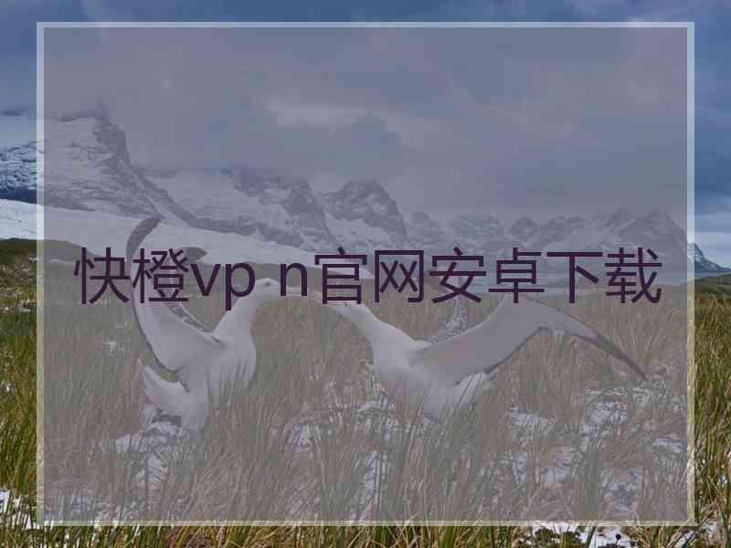 快橙vp n官网安卓下载